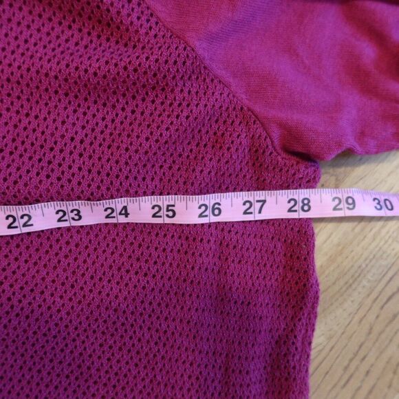 NWT CATHERINE'S cardigan sweater 5X open front long pink mesh cotton knit light - Picture 9 of 10